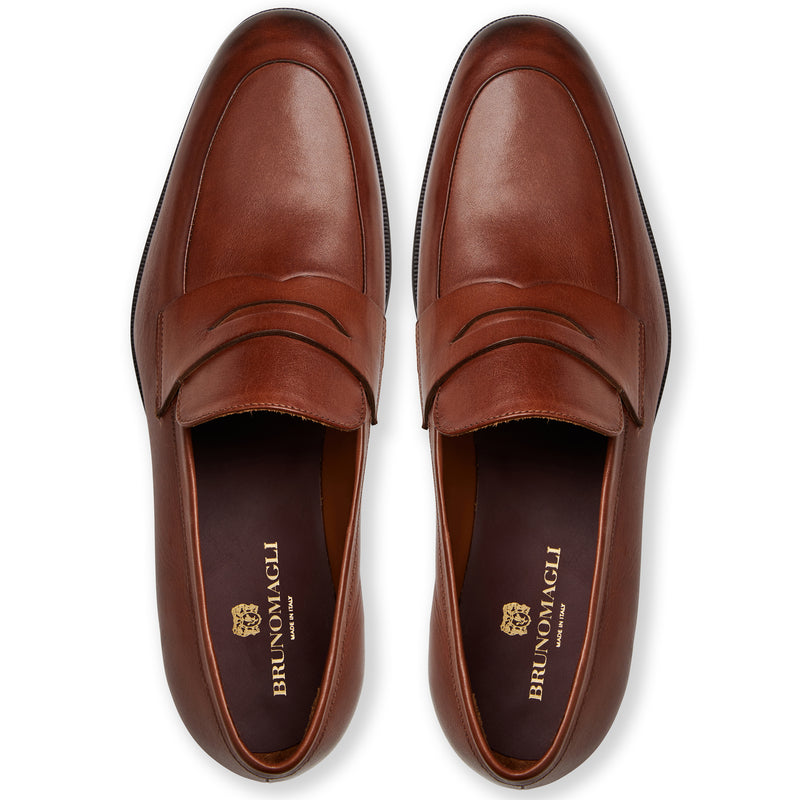 Maioco Slip On  Loafer Cognac Leather