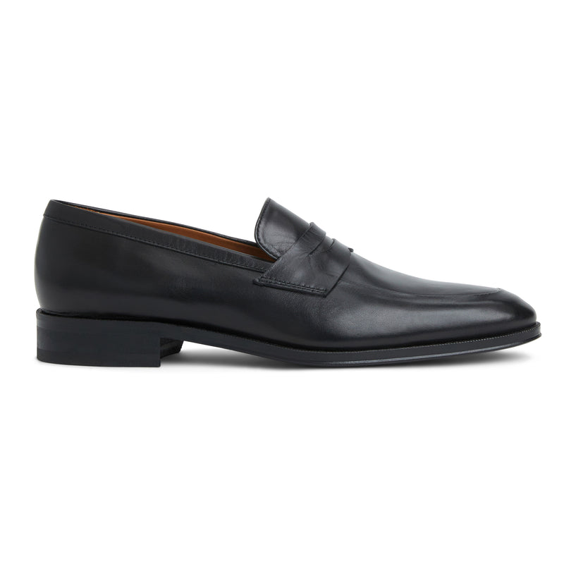 Maioco Slip On  Loafer Black Leather