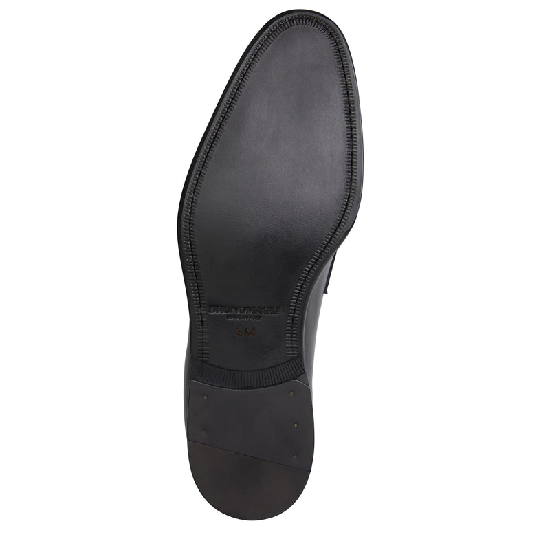 Maioco Slip On  Loafer Black Leather