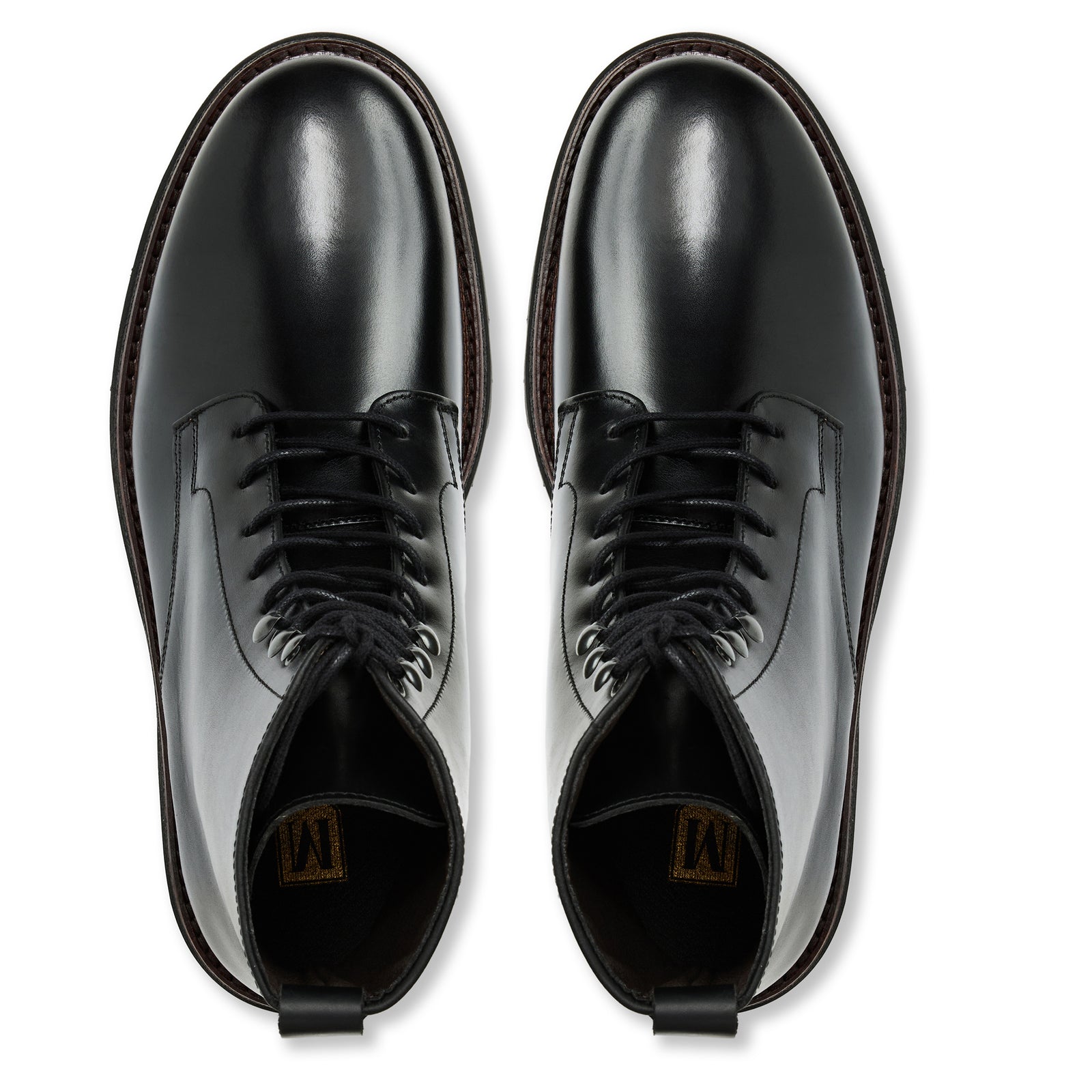 Bruno Magli Malibu Leather Derby Boot Black / 8 US
