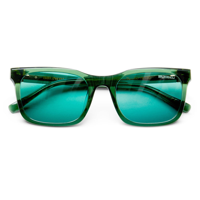 MARIS Limited Edition Women's Classic square frame Sunglasses Teal