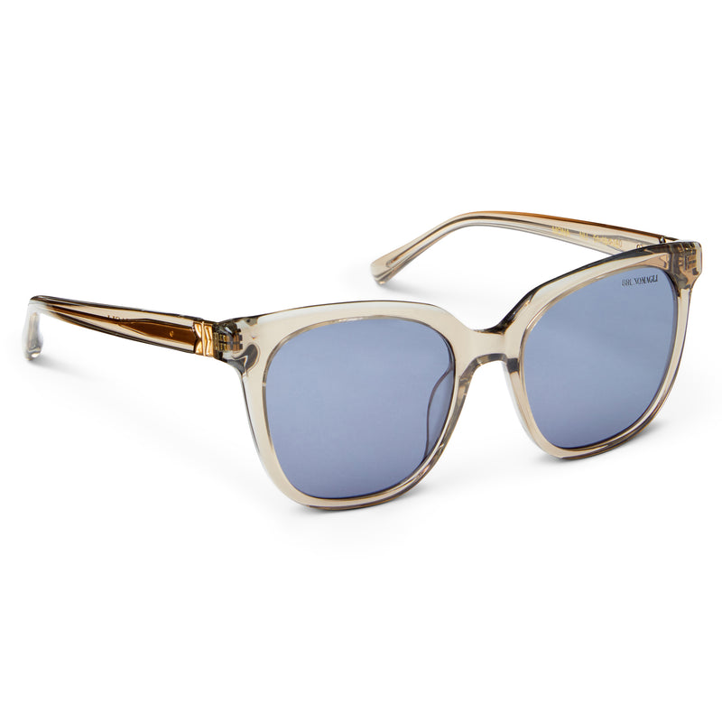 Monas Limited Edition Women's Oversized sunglasses Crystal Nude