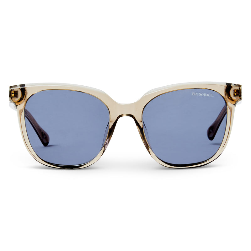 Monas Limited Edition Women's Oversized sunglasses Crystal Nude