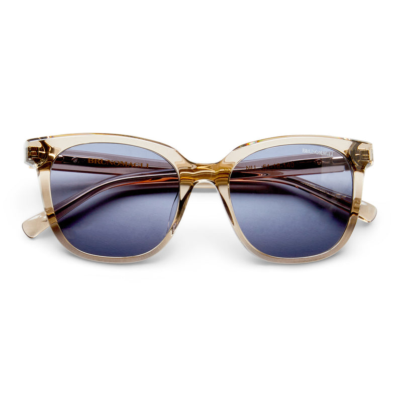 Flight Eyewear Elwood Sunglasses- Crystal Blue Frames/ Blue Lenses