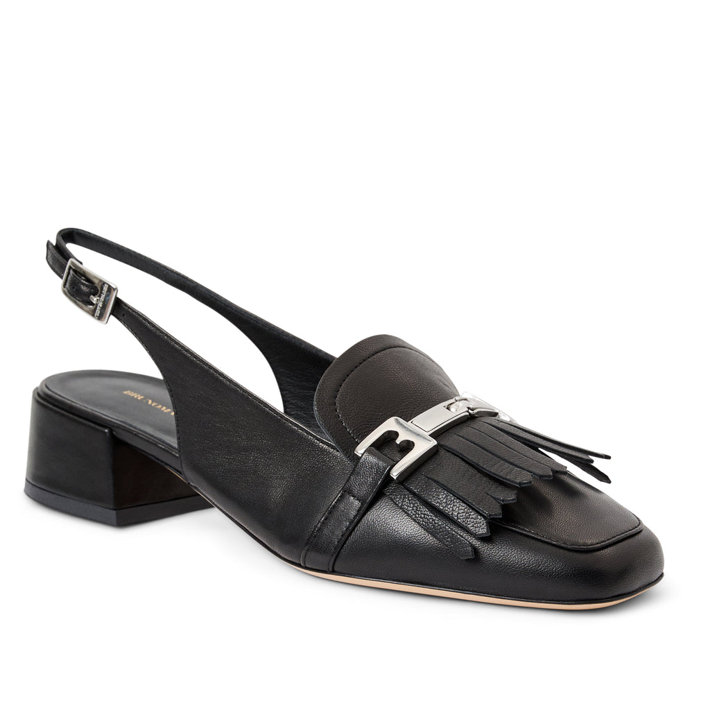 BRUNOMAGLI ブラック スリングバック ハイヒール Olive Slingback – Bruno Magli