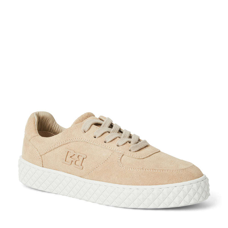 Paola Platform Sneaker-Sand Suede