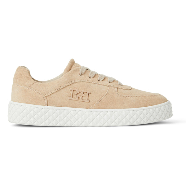 Paola Platform Sneaker-Sand Suede