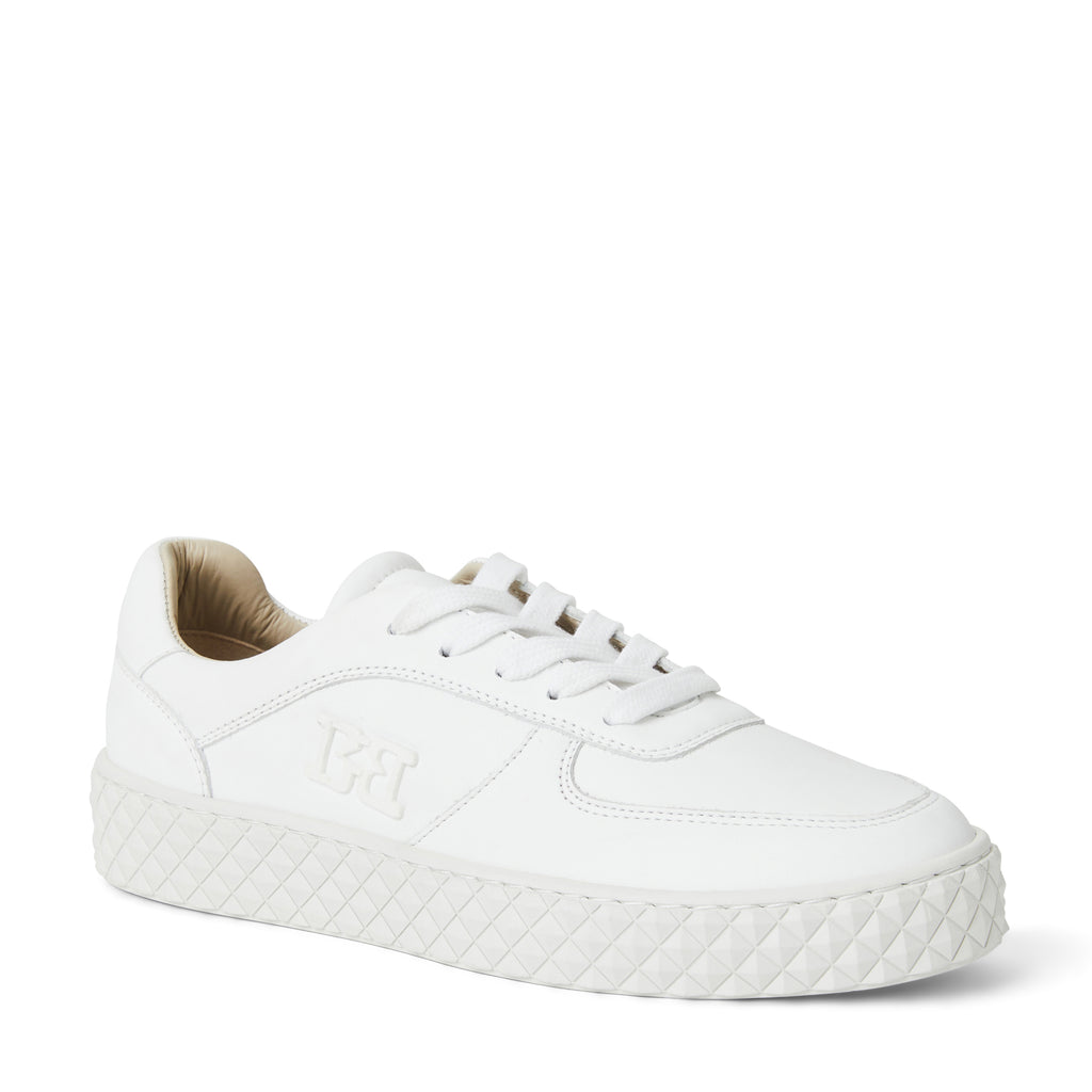 Paola Platform Sneaker White Leather Bruno Magli