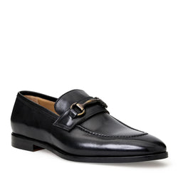 PIERO SLIP-ON DRESS LOAFER-BLACK