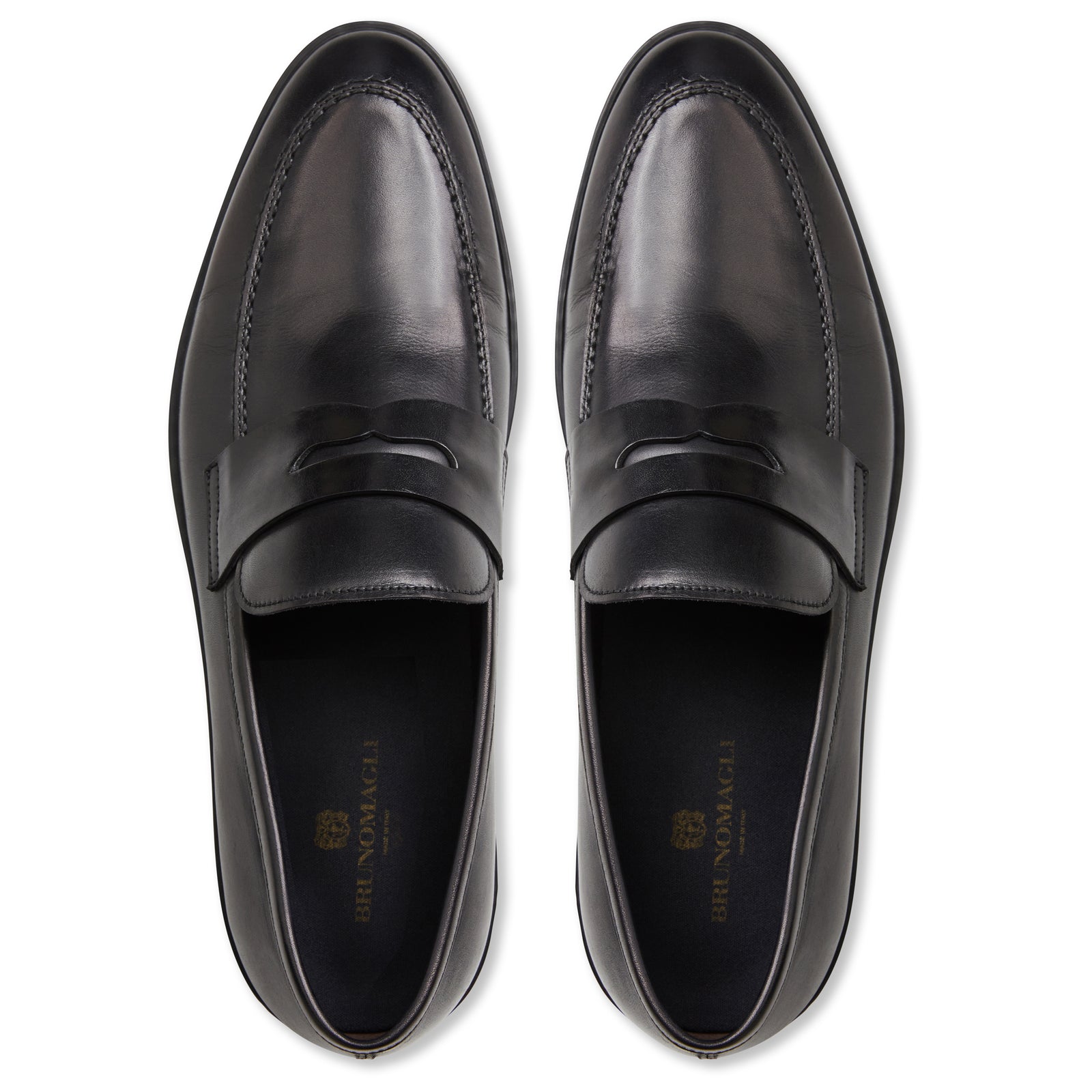 (取寄) ブルーノマリ メンズ プラト Bruno Magli men Prato Black Prato Slip On -Black – Bruno Magli