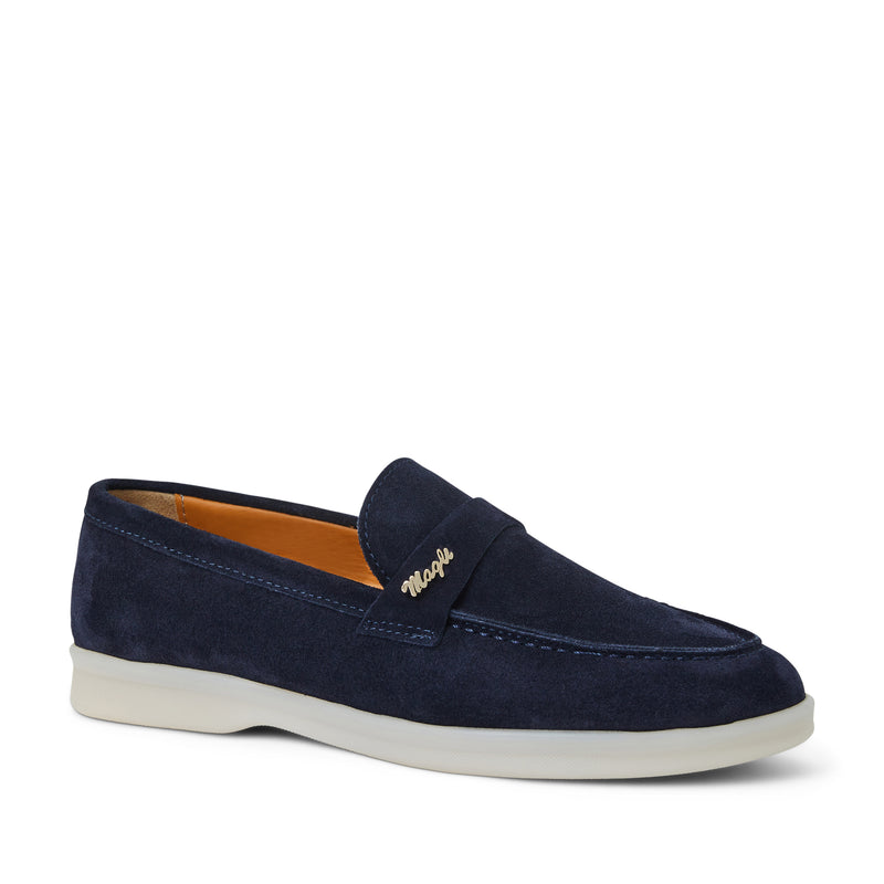 M by Bruno Magli  Priscilla Women's Loafer Navy Suede