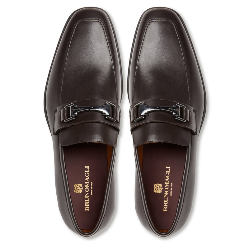 Raging Bit leather Loafer-Brown