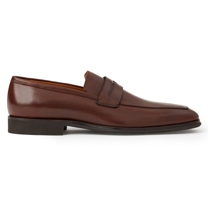 Raging leather Penny Loafer- Cognac – Bruno Magli