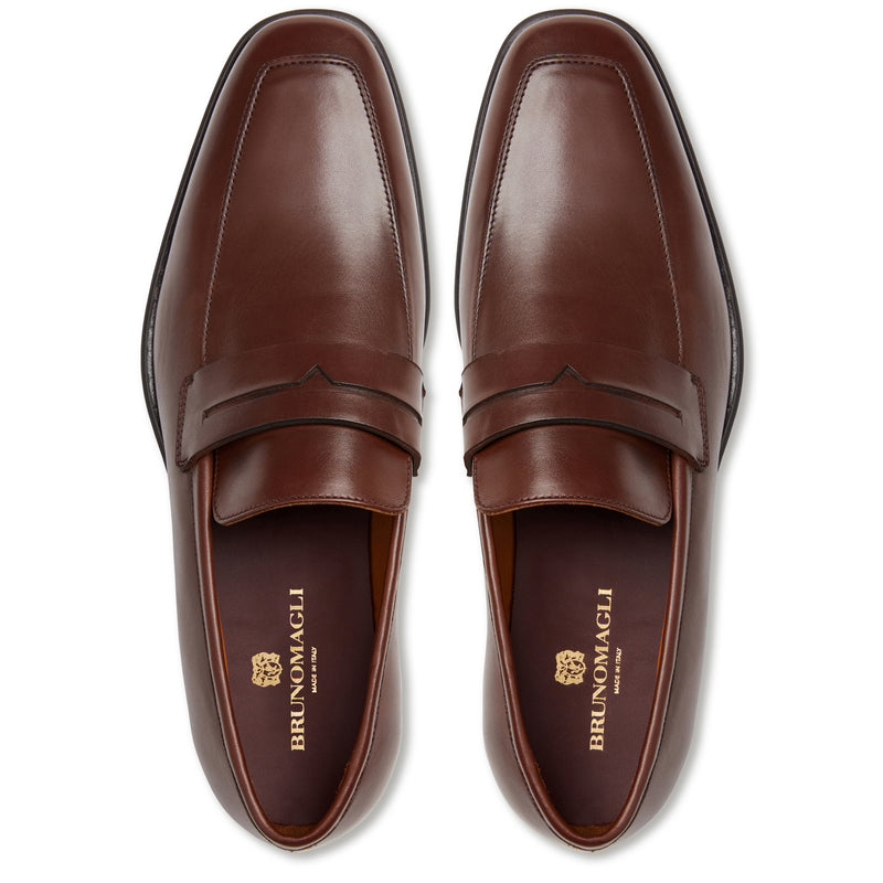 Raging leather Penny Loafer Cognac Bruno Magli
