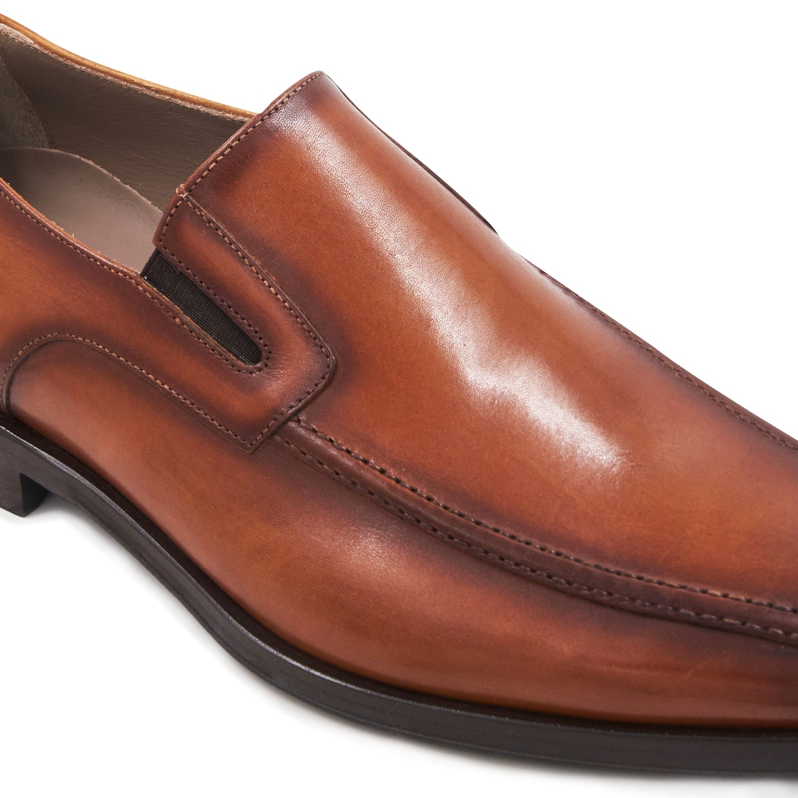 Chaussures Homme Firetrap Menger Snr 71 - Taille 44 (UK 10), Cuir Daim Cognac, Vintage, Neuf Avec Boîte