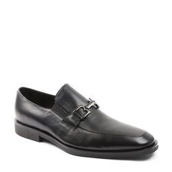 Rialto Black Leather Slip-On Loafer