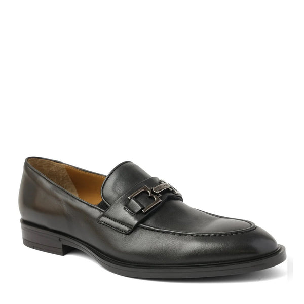 Riccardo Classic Luxe Leather Loafer - Black