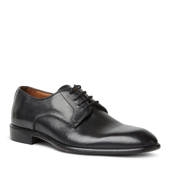 Salerno Oxford Black Leather