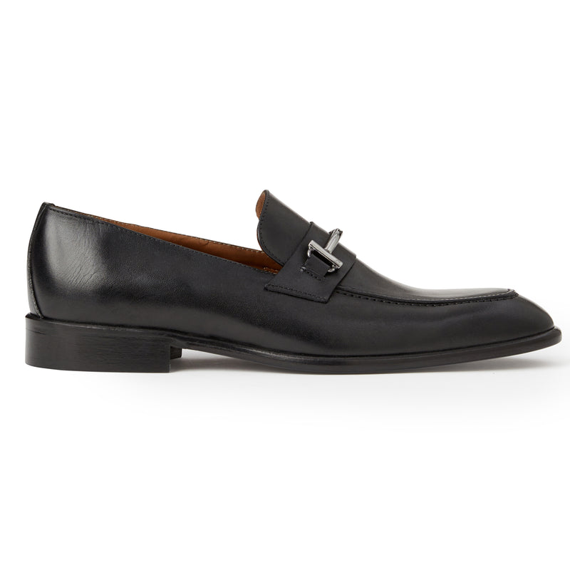 Sante Double Gore classic Bit leather Loafer-Black