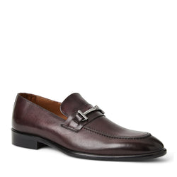 Sante Double Gore classic Bit leather Loafer-Bordeaux