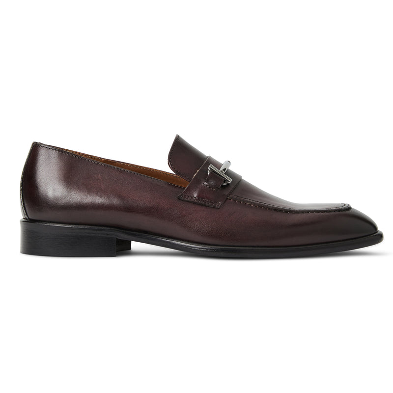 Sante Double Gore classic Bit leather Loafer-Bordeaux