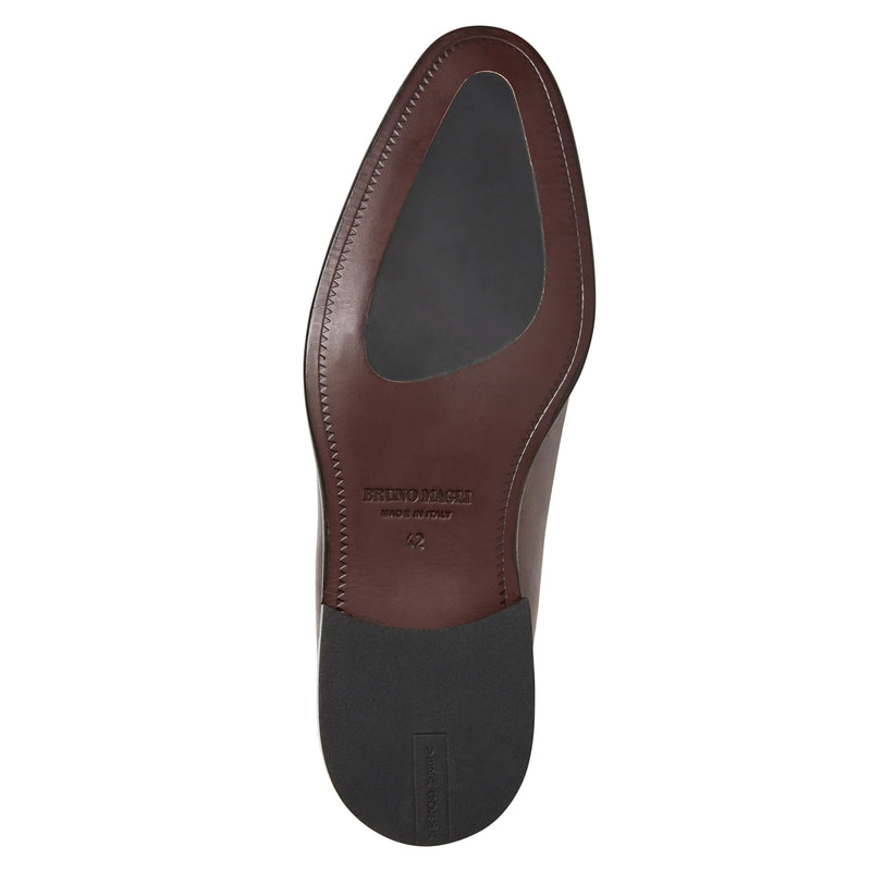 Sante Double Gore classic Bit leather Loafer-brown