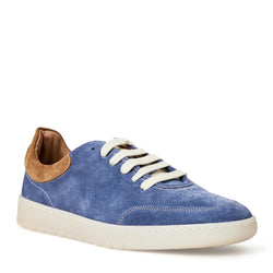 SAVIO SUEDE LACE-UP SNEAKER-LIGHT BLUE