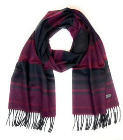 M by Bruno Color Block Scarf Burgundy