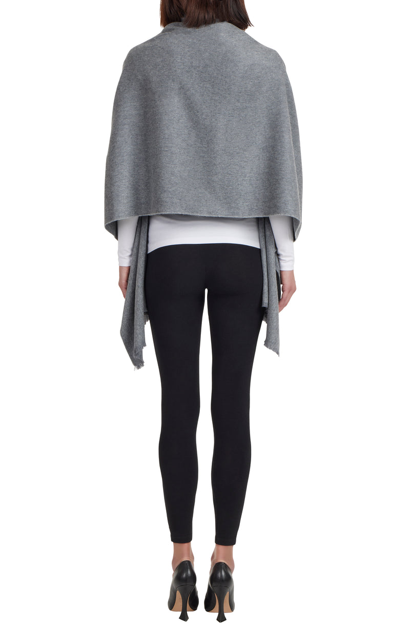M by Bruno Women's Cashmere woven Wrap Grey