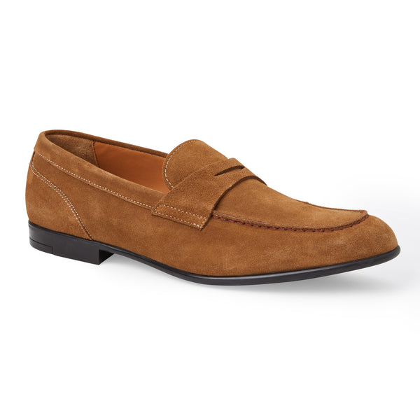 Silas Suede Loafer - Cognac