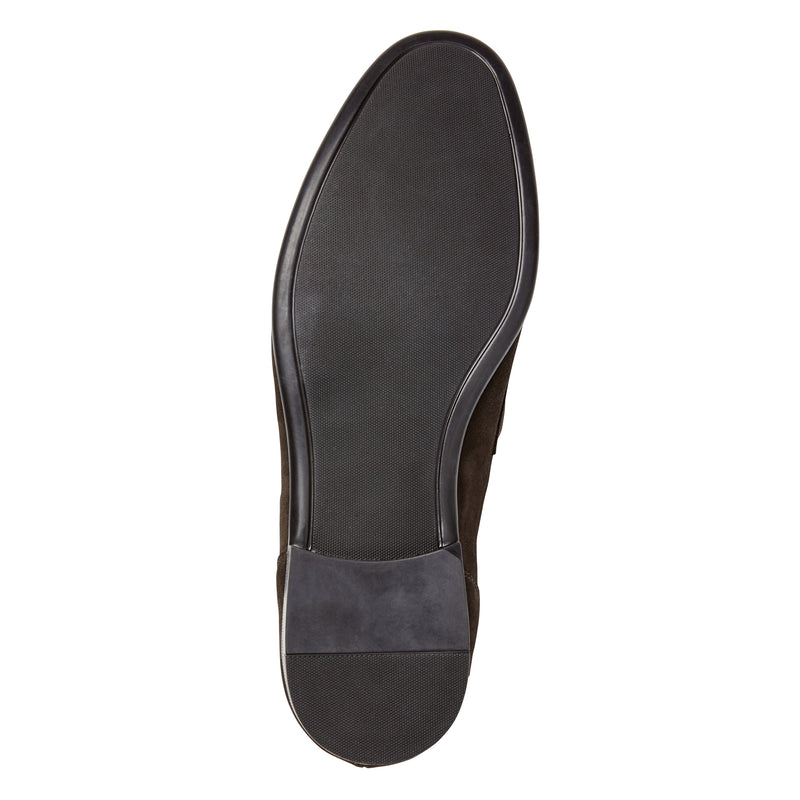 Silas Suede Loafer-Dark Brown