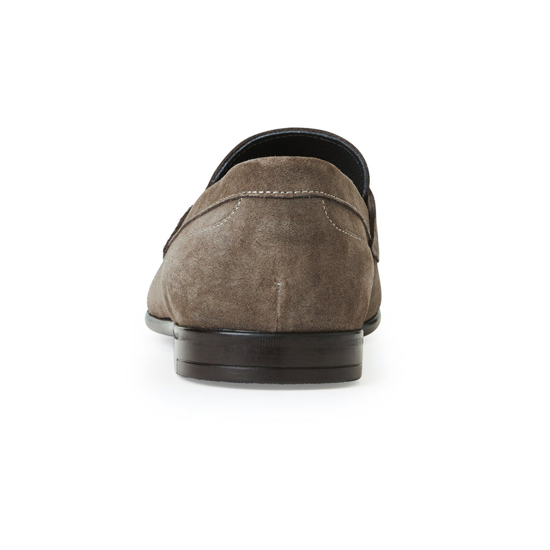 Silas Suede Loafer-Ecru