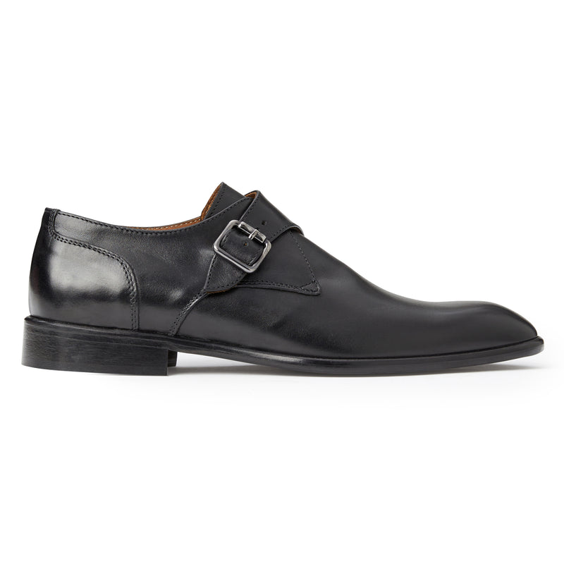 monk strap dress shoes black Solero Classic Monk Strap – Bruno Magli