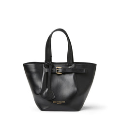 Tessa Mini Tote Black Calf