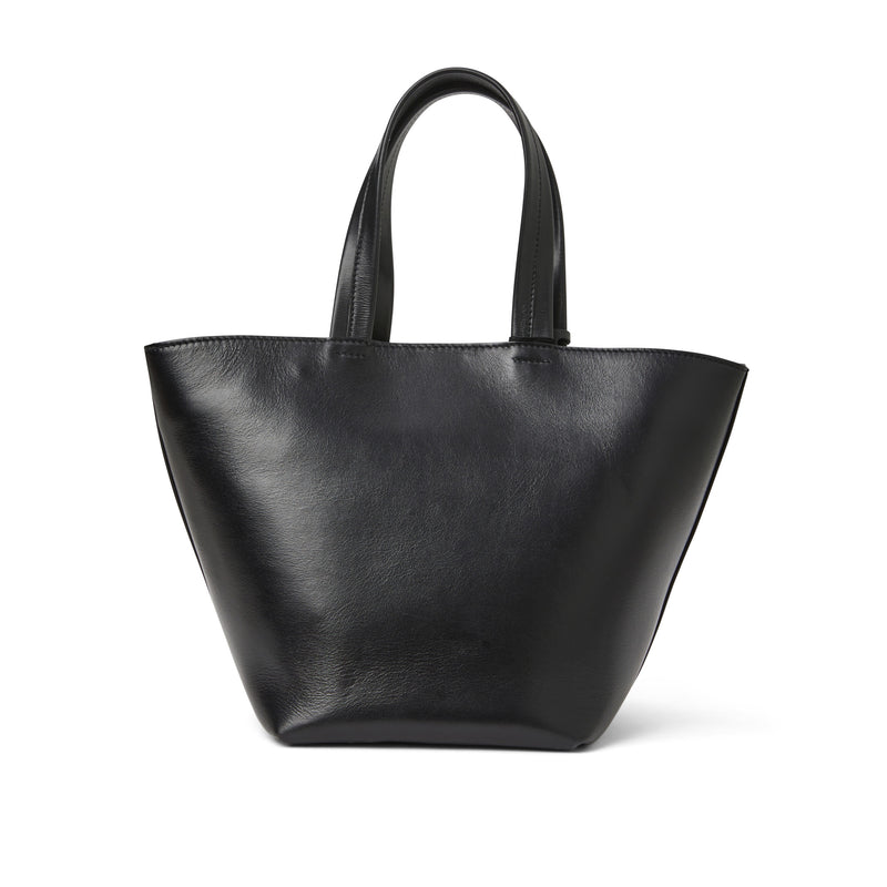 Tessa Mini Tote Black Calf