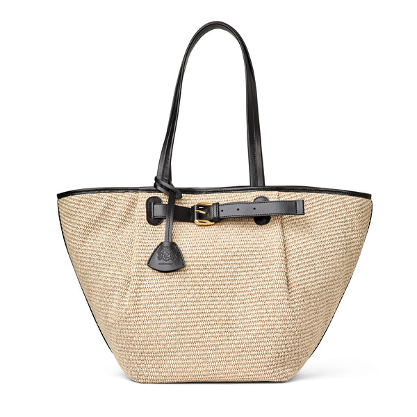 Tessa Raffia Palm Tote