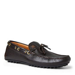 TINO Dress M Slip On DARK BROWN TUMB LEATHER