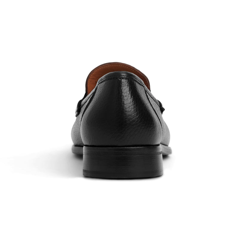 Tonio Slip On Loafer Black Cervo Leather