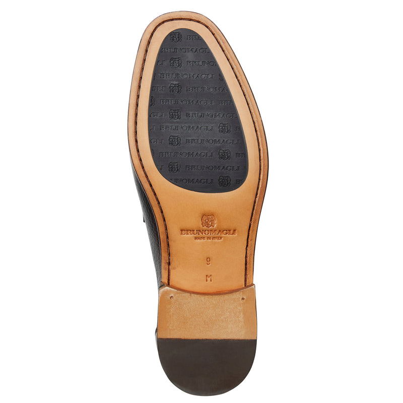 Tonio Slip On Loafer Black Cervo Leather