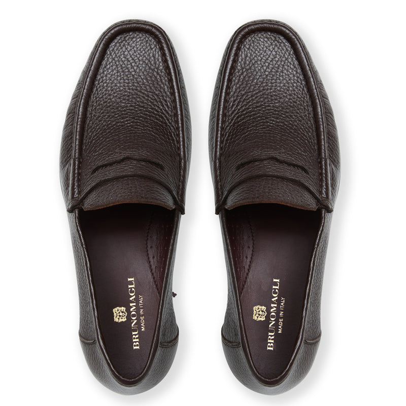 Tonio Slip On Loafer Brown Cervo Leather