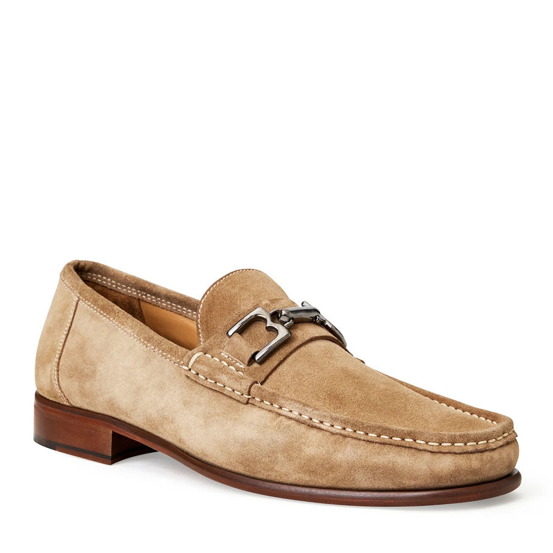 TRIESTE classic Suede Moccasin-Taupe SUEDE