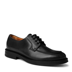 Tyler Split Toe Leather Oxford-Black