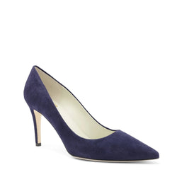 Telma Suede Pointed Toe Heel - Navy
