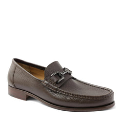 Trieste Classic Leather Moccasin - Dark Brown Cervo