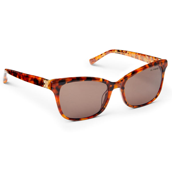 Vales Women's Limited Edition Cat-eye Sunglasses honey tortoise