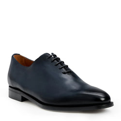 COLLEZIONE VELENO LEATHER OXFORD-NAVY