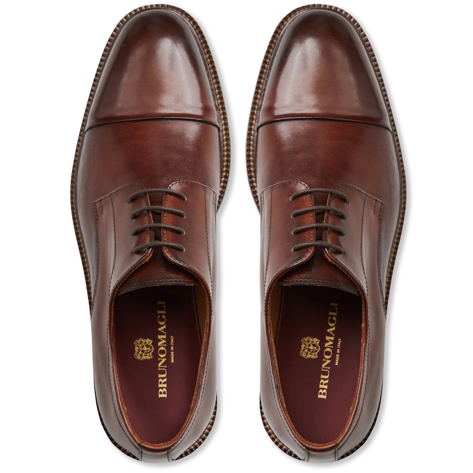 bruno magli brown dress shoes Bruno Magli Men's Raging Bit Leather Loafers - Brown
