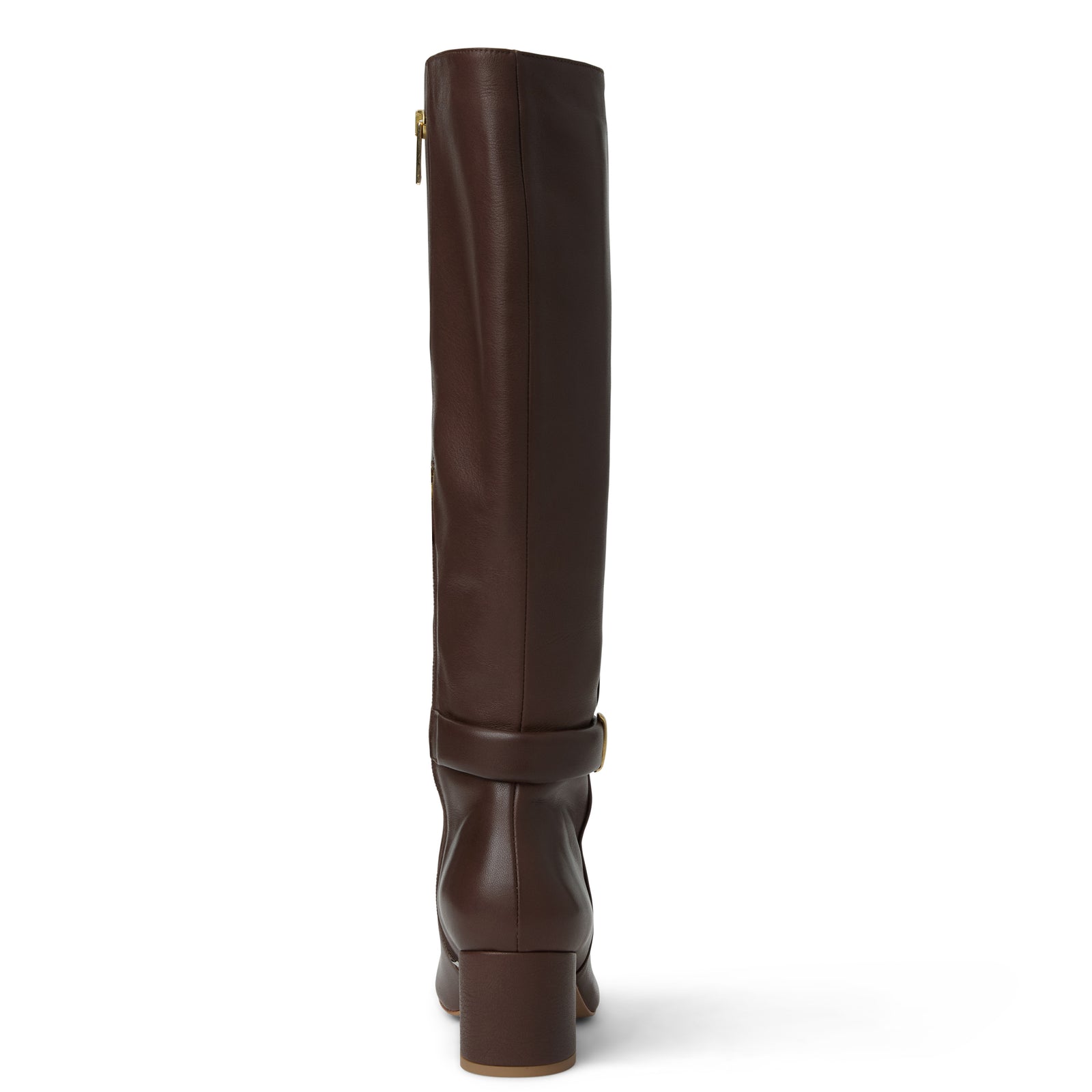 Victoria Tall Shafted Leather Boot Brown Bruno Magli