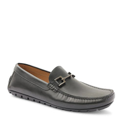 Xander Leather Driving Moccasin - Black