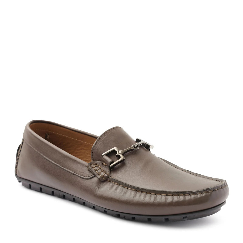 Xander Leather Driving Moccasin - Brown